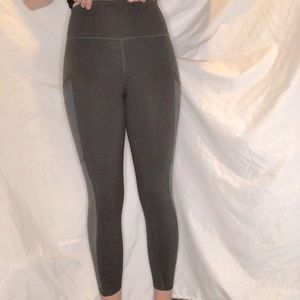 FABLETICS gray capri pocket leggings
